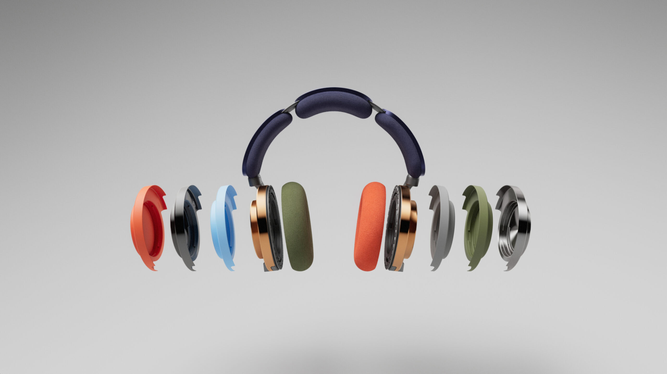 Dyson's OnTrac headphones with customizable ear caps