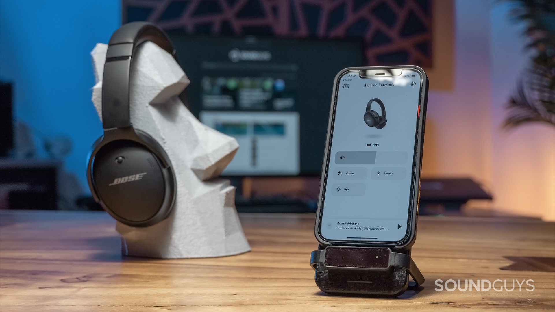 The Bose Music app allows both teh Bose QuietComfort 45 and Bose QuietComfort Headphones to have a handful of software features.