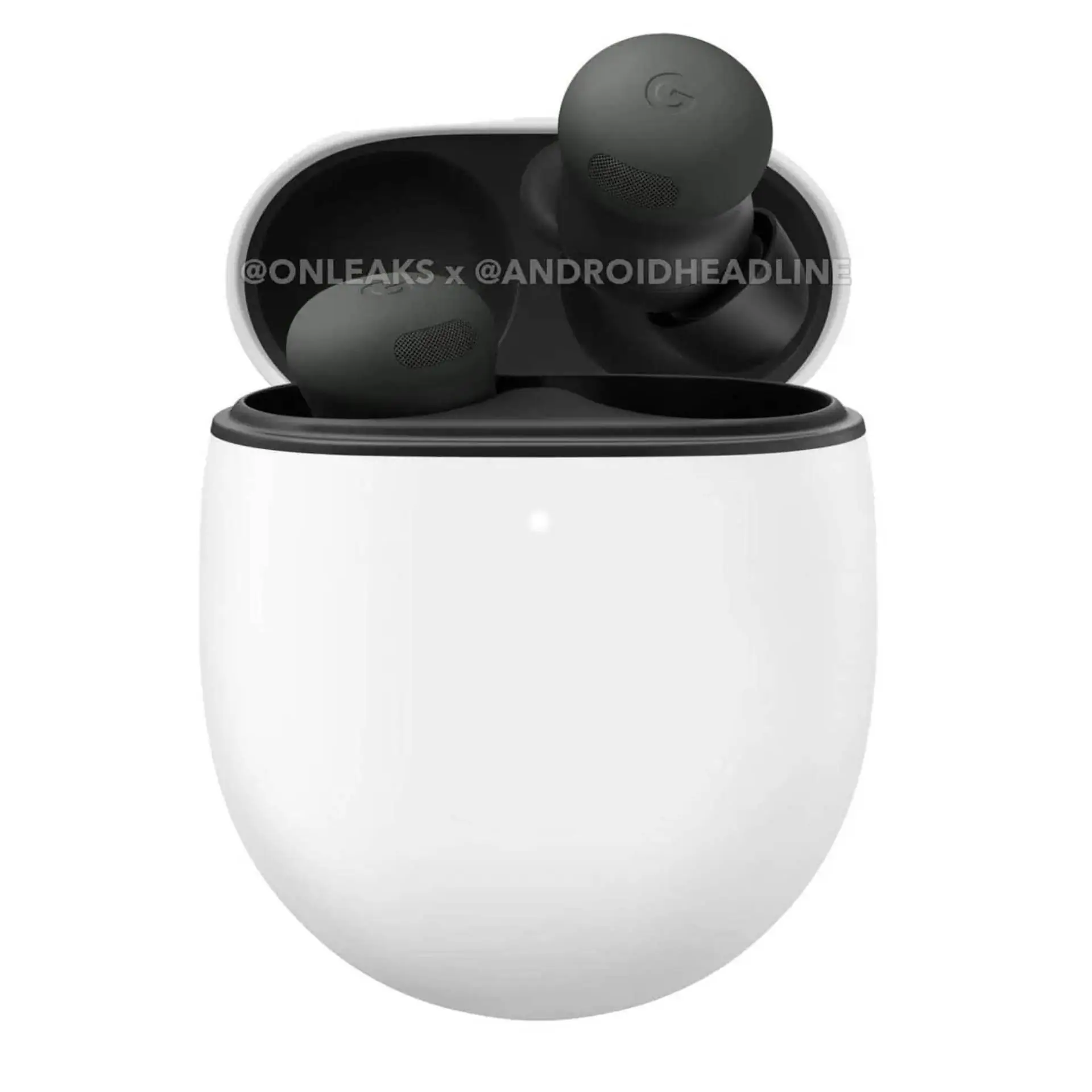 Leaked render of the Pixel Buds Pro 2